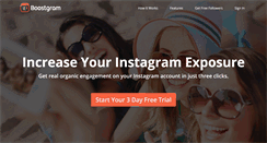 Desktop Screenshot of boostgram.com